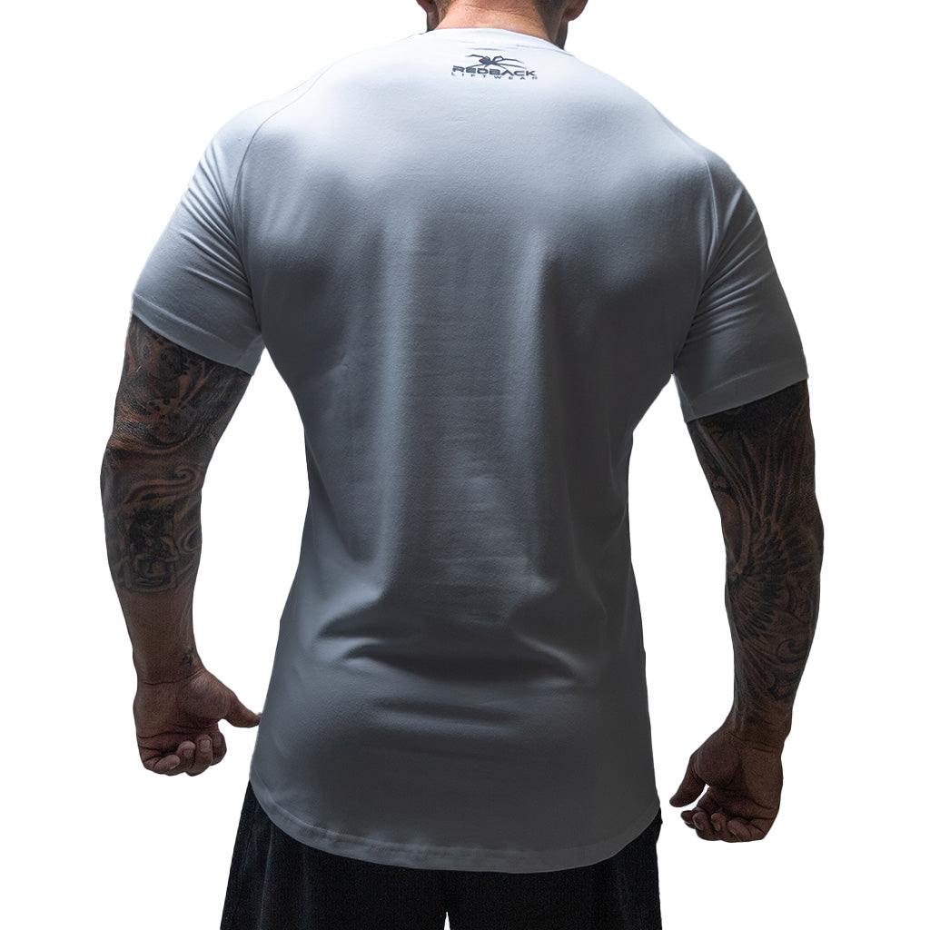 Pure White Tee - Redback Liftwear