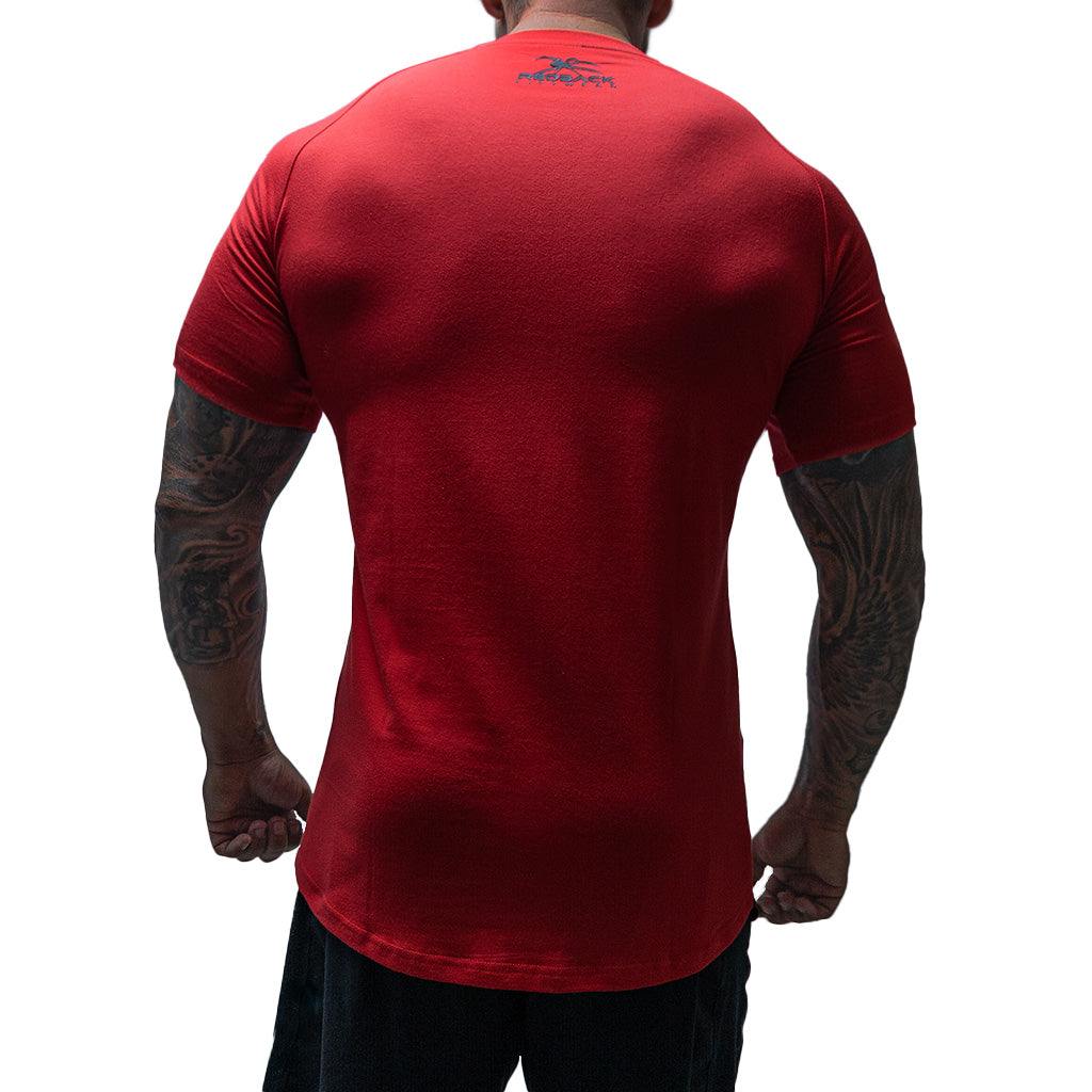 Red Muscle Gym Tshirt Blood Red Tee Redback Liftwear Red muscle gym tshirt blood red tee redback liftwear